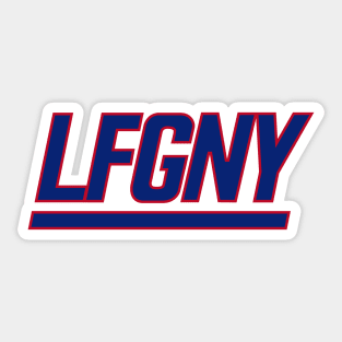 LFGNY - White Sticker